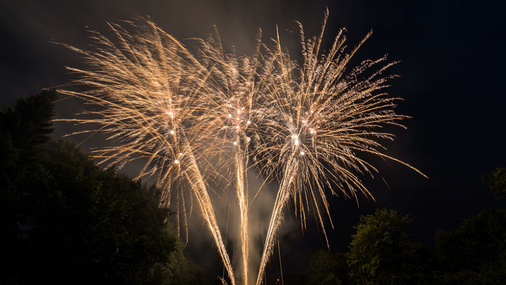 Feuerwerk Goldfinale